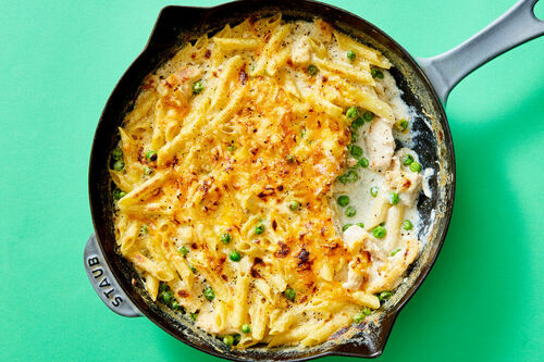 Creamy Ranch Chicken Pasta Bake