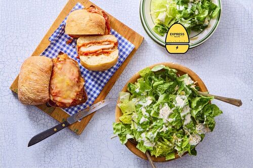 Express Recipe! Chicken Parm Sandwich