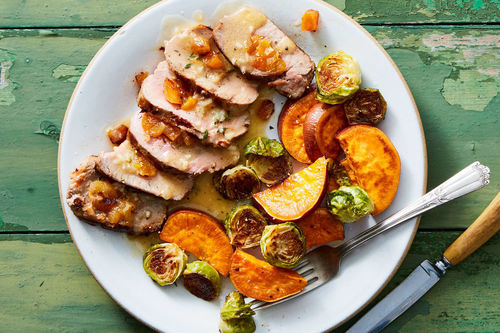 Apricot-Stuffed Pork Tenderloin