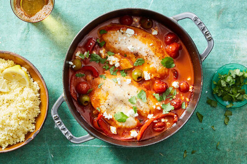 Tomato-Braised Tilapia