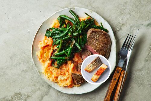 Garlic Pepper Salmon Fillet