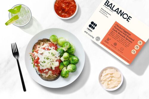 Eggplant Parmesan with Shredded Chicken