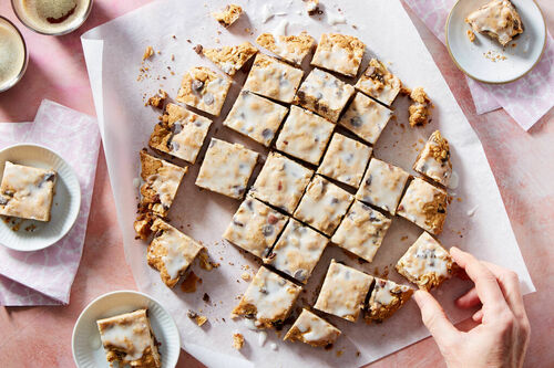 Giant Iced Oatmeal Cookie