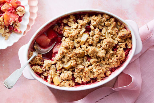 Pear & Cranberry Crisp