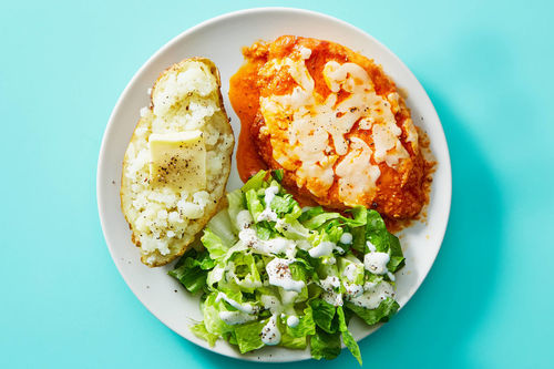 Cheesy Buffalo Chicken with Extra Chicken!