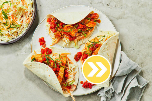 Smoky Double the Chicken Tacos