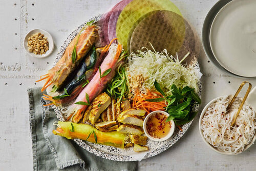 Vietnamese Chicken Summer Rolls