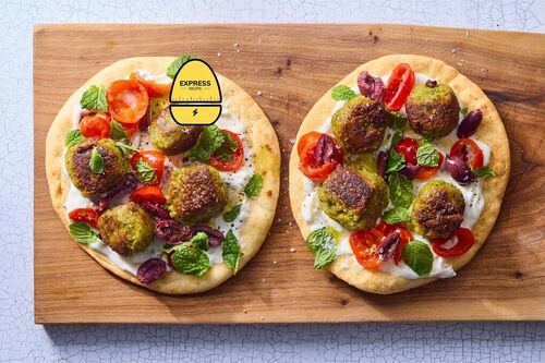 Express Recipe! Falafel & Tzatziki Pita