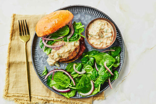 Indian-Style Plant-Based Burgers