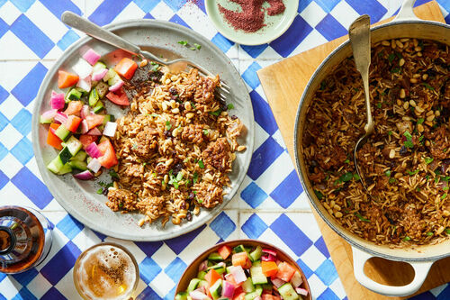 Vegan Lebanese Hashweh