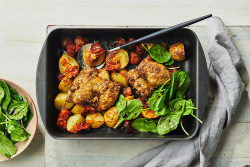 Easy Chicken Amatriciana Bake