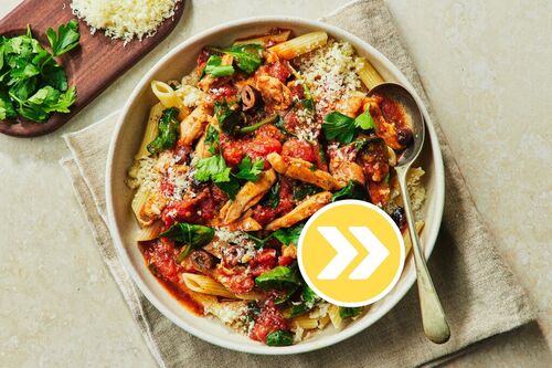 Provencal Chicken Fettuccine
