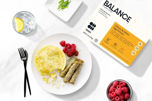 Cheese & Onion Egg Frittata