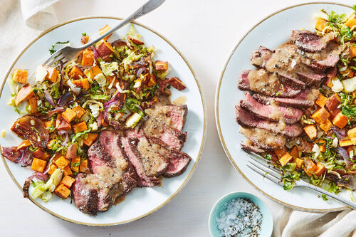 Seared Steak & Pan Gravy