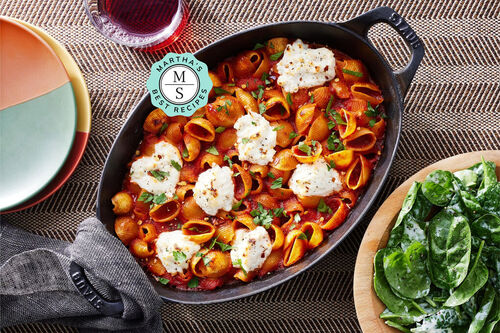 Martha's Best Unstuffed Shells with Ricotta