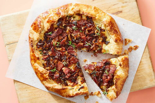 Bacon & Caramelized Onion Galette: