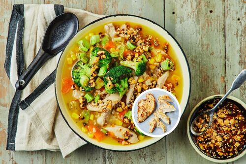 Nutritious Chicken Breast Rice Soup