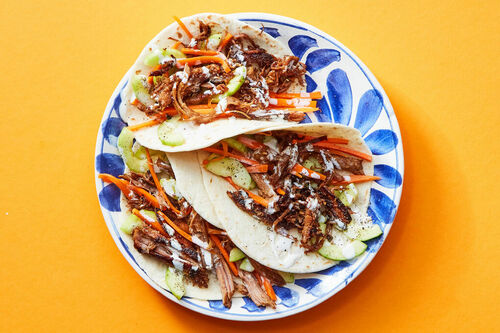 Braised Beef Bánh Mì Tacos