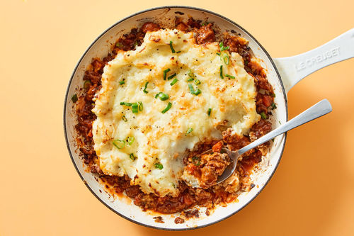 BBQ Braised Beef & Mashed Potato Casserole