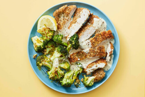Low-Carb Crispy Za'atar Chicken Cutlets