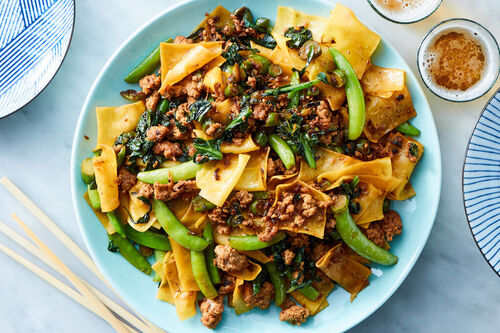 Broken Chicken Dumpling Stir-Fry