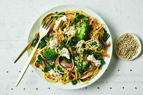 Fast Pesto Spaghetti