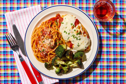 Chicken Parmesan & Spaghetti Marinara