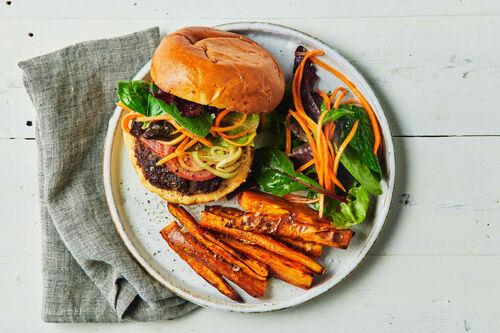 Smoky Barbecue Beef Burger
