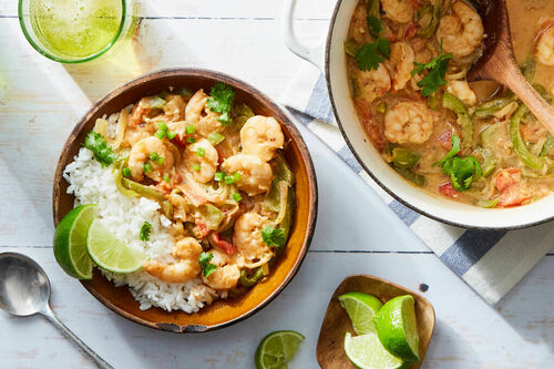 Brazilian Coconut Jumbo Shrimp Stew