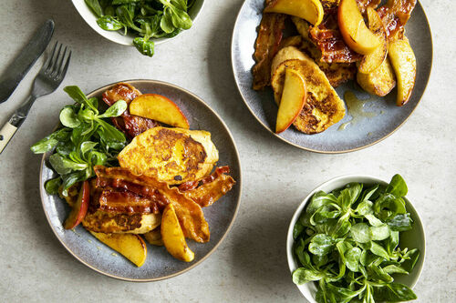 Arme Ritter mit Speck