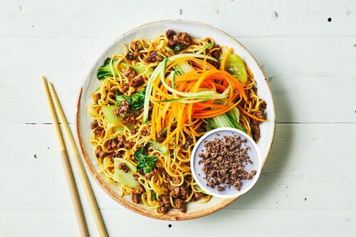Spicy Hoisin Beef Noodles