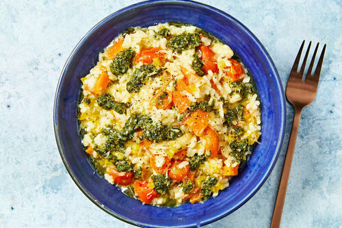 Tomato and Pesto Risotto