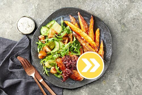 Pork Sausages and Onion 'Jam'