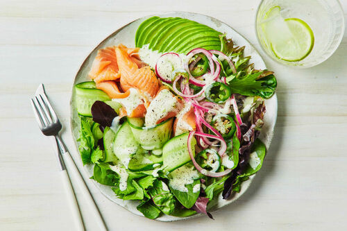Carb-Conscious Smoked Salmon Salad