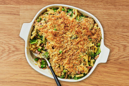 Pea and Bacon Mac 'n' Cheese