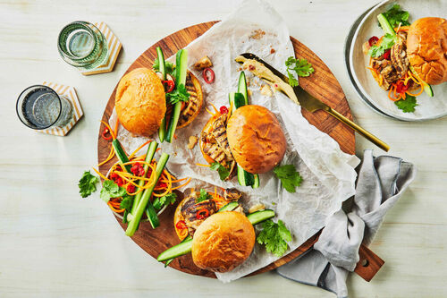 Chicken 'Banh Mi' Burgers