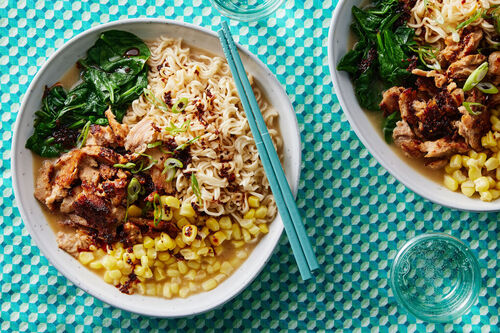 Fast! Crispy Pork Miso Ramen