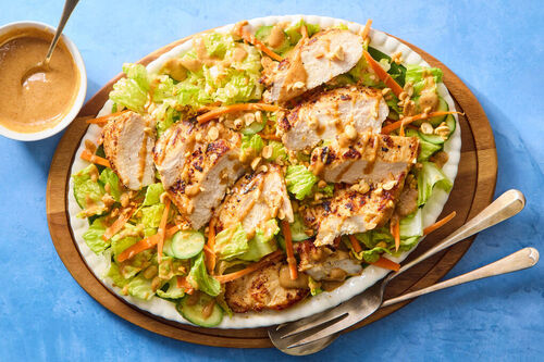 Low-Carb Chicken Satay Salad