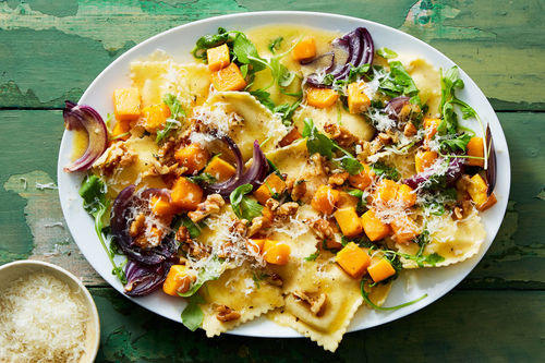 Gluten Free-Ravioli & Roasted Squash