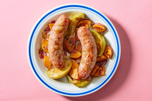 Savory Bratwurst Pan Roast