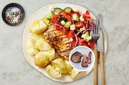 Nutritious Grilled Oregano Rump Steaks