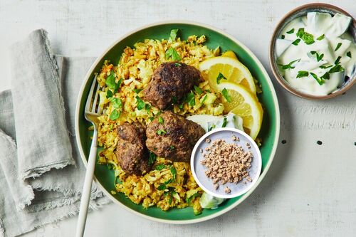 Carb-Conscious Spiced Pork Koftas