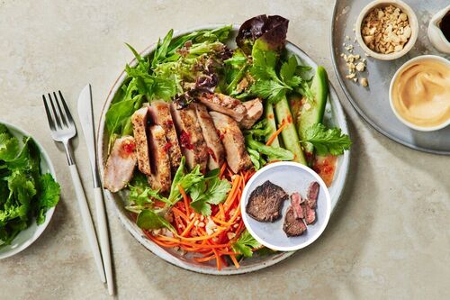 Bread-Free Spicy Rump Steak Banh Mi