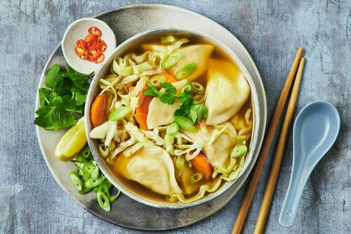 Vietnamese-Style Pork Dumpling Soup