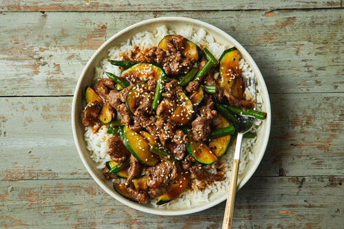 Mirin-Ginger Beef Stir-Fry