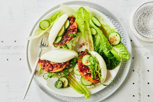 Sticky and Spicy Peanut-Pumpkin Bao Buns