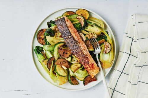 Calorie-Conscious Crispy-Skin Salmon