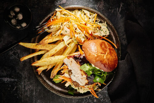 Ultimate Chipotle Fried Chicken Burgers