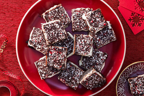 Holiday Cookie Swap! Peppermint Brownies