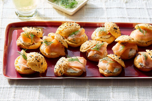 Holiday Mix & Match Everything Bagel Gougères